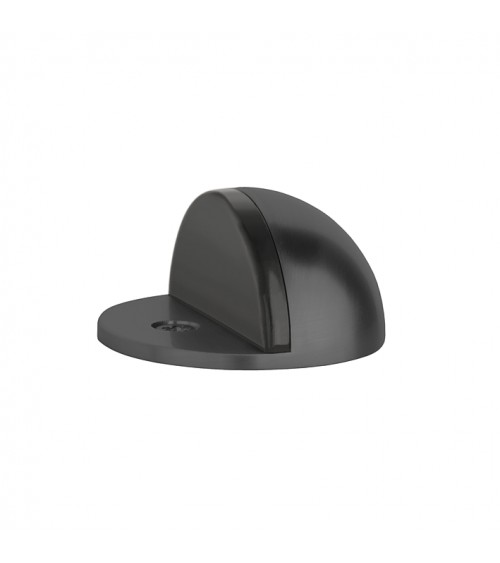 Tope de puerta negro DS21, para suelo - tirador de diseño
