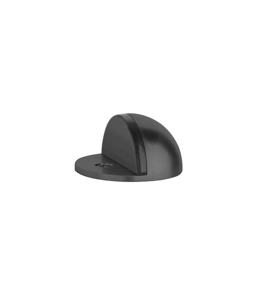 Tope de puerta negro DS21, para suelo - tirador de diseño