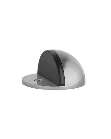 Topes de puerta cromo satinado DS21, para suelo - tirador de diseño