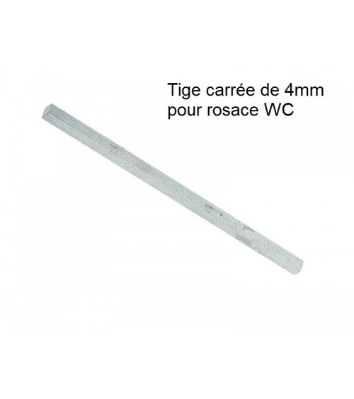 Varilla cuadrada de 4 mm de grosor y 90 mm de longitud - tirador de diseño