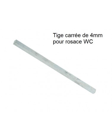Varilla cuadrada de 4 mm de grosor y 90 mm de longitud - tirador de diseño