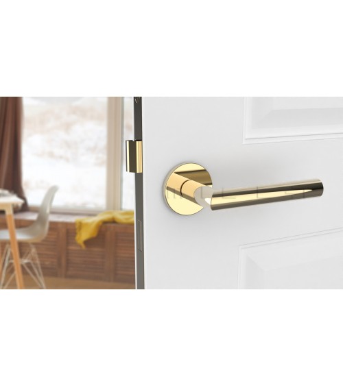 Tirador de puerta color oro pulido ARABIS diseño
