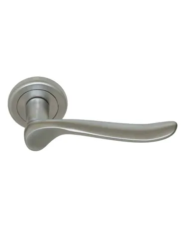 Manilla de puerta Orphée cromo perla — Cromo lacado