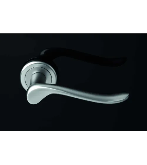 Manilla de puerta Orphée cromo perla — Cromo lacado