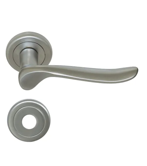 Manilla de puerta Orphée cromo perla — Cromo lacado