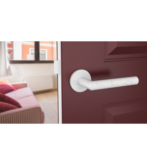 Tirador de puerta color blanco ARABIS tirador de diseño