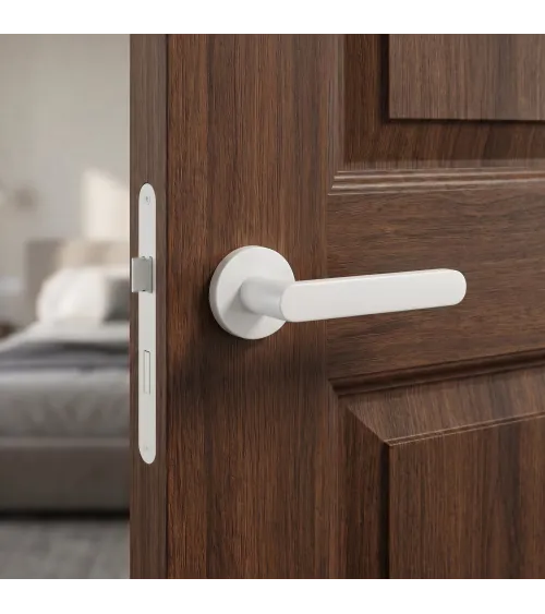 Maneta de puerta color blanco ALORA diseño