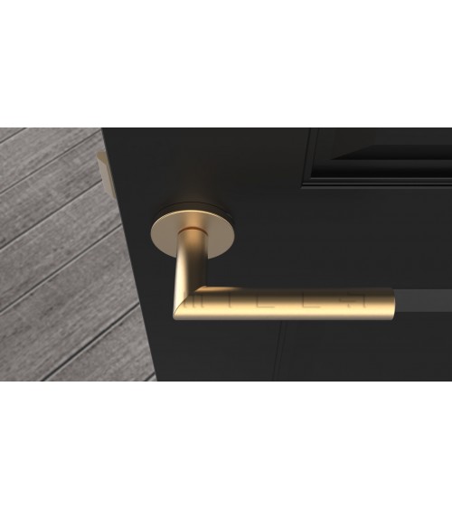 Tirador de puerta color oro mate ARABIS tirador de diseño