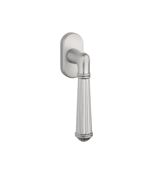 Manilla de ventana ARIDA de aluminio en acabado cromo satinado