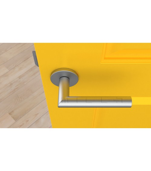 Tirador de puerta color cromo satinado ARABIS diseño