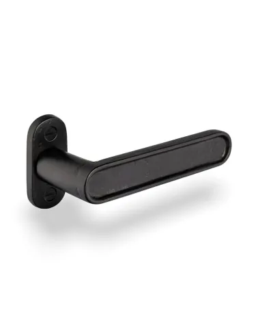 Manilla de puerta de hierro negro