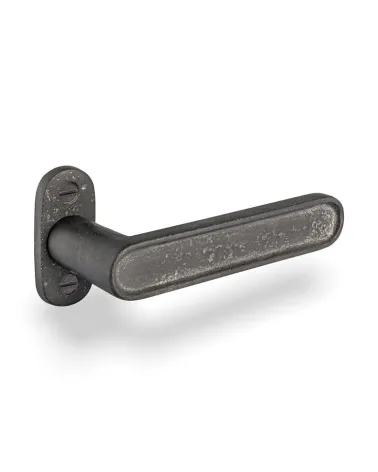 Manilla de puerta de hierro negro