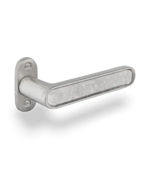 Manilla de puerta de hierro negro