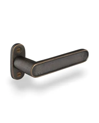 Manilla de puerta de hierro negro
