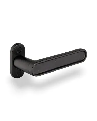Manilla de puerta de hierro negro