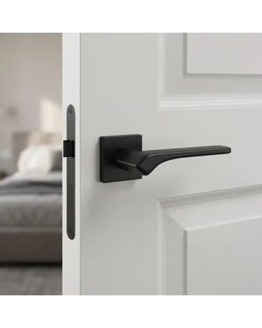 Manilla de puerta contemporánea para una decoración minimalista - BERGERIA