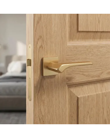 Tirador de Puerta Dorado Mate para un interior lujoso - Modelo BERGERIA
