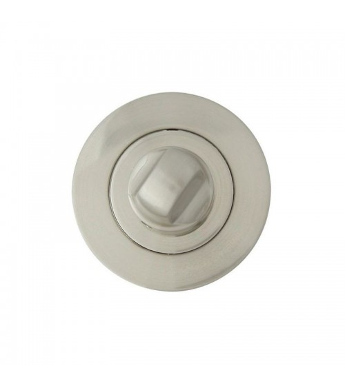 Roseta DOM ORO-R con llave WC - herrajes de diseño
