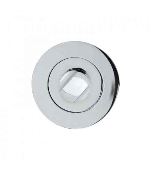 Roseta DOM ORO-R con llave WC - herrajes de diseño