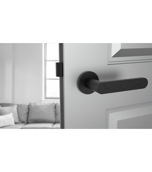 Tirador de puerta negra ALORA diseño