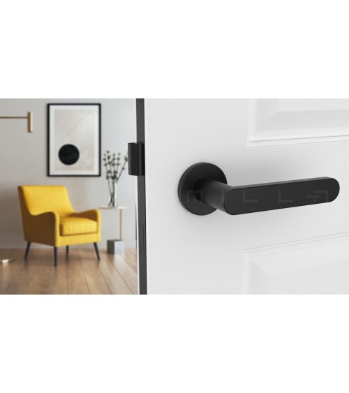Tirador de puerta negra ALORA diseño