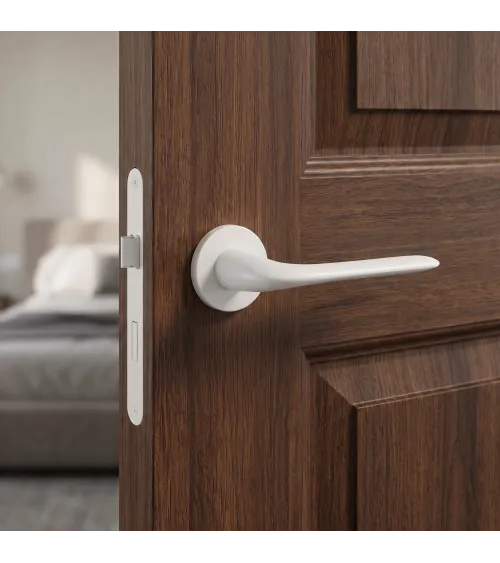 Tirador de puerta blanca VIOLA tirador de diseño