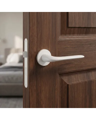 Tiradores de puerta blancos VIOLA