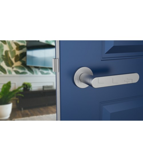 Tirador de puerta cromo satinado ALORA diseño