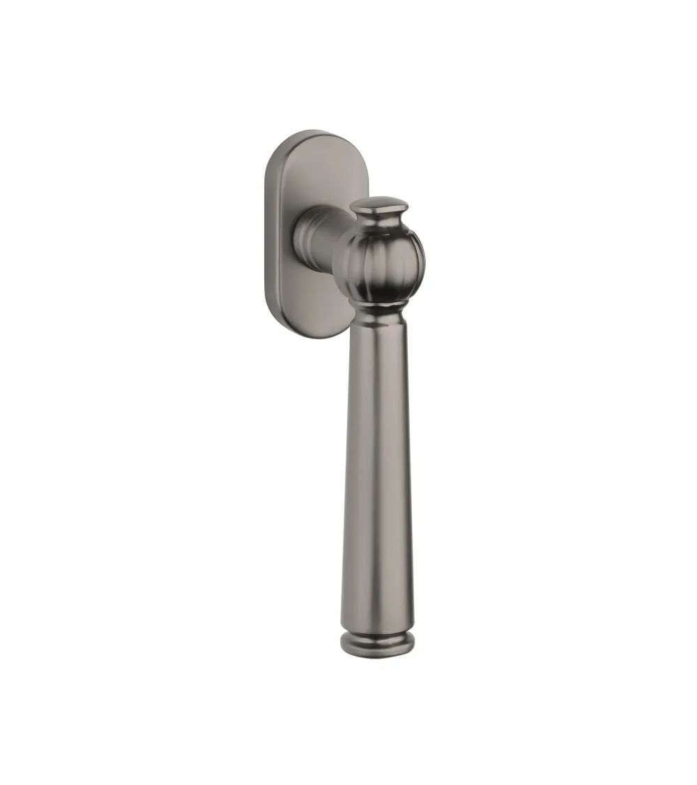 Manilla de ventana TUKA de aluminio antracita (gris plomo)
