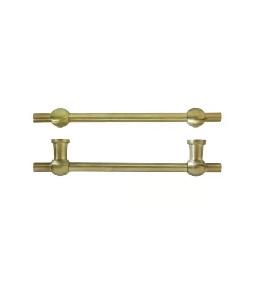 Tirador de mueble COMCDF 128 mm en latón cepillado | MillaManillas