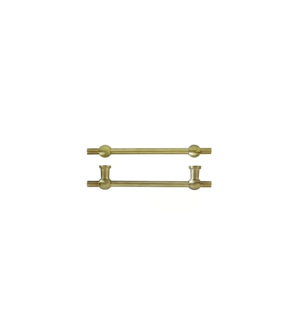 Tirador de mueble COMCDF 128 mm en latón cepillado | MillaManillas