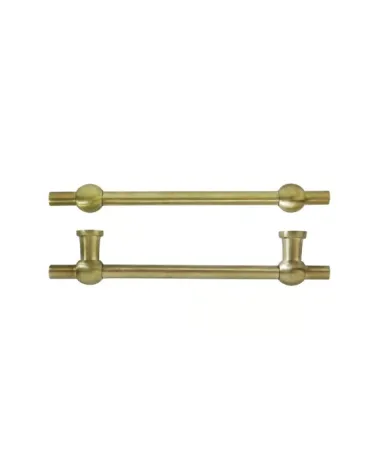 Tirador de mueble COMCDF 128 mm en latón cepillado | MillaManillas