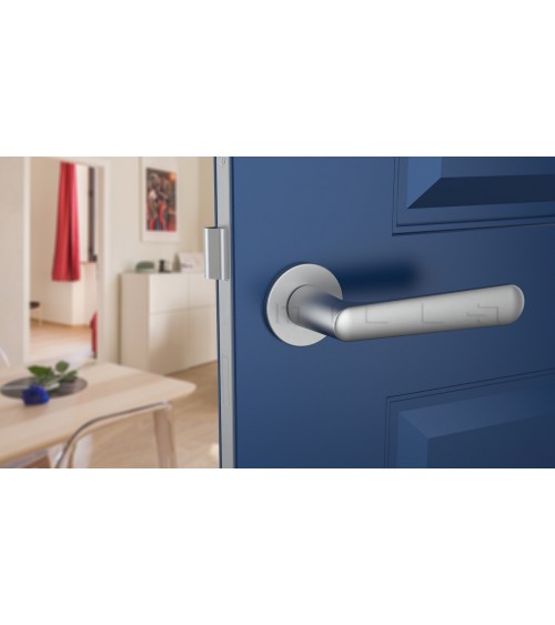 Tirador de puerta cromo satinado ARIA tirador de diseño