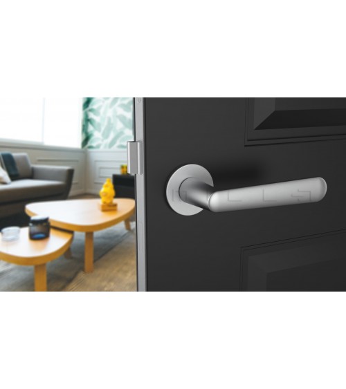 Tirador de puerta cromo satinado ARIA tirador de diseño