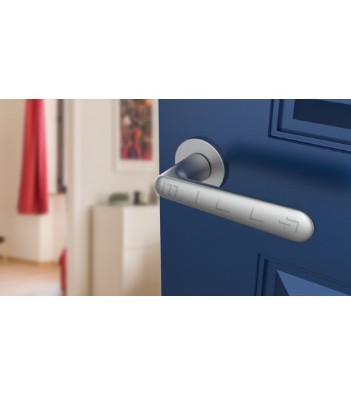 Tirador de puerta cromo satinado ARIA tirador de diseño
