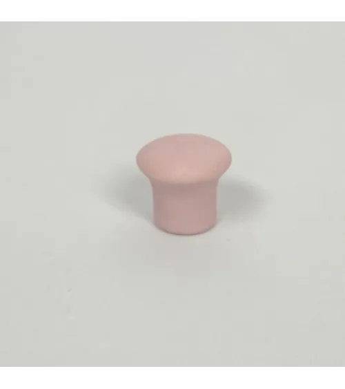 Pomo para muebles de porcelana mate rosa pálido, tamaño XS – Anne Black