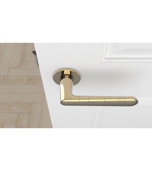 Manilla de puerta oro pulido ARIA manilla de diseño