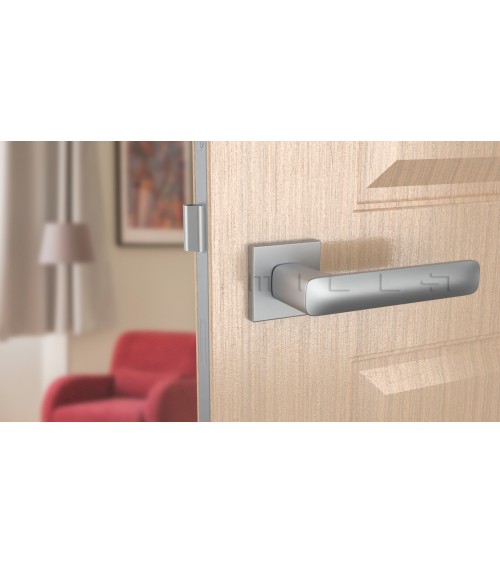 Tirador de puerta STELLA cromado satinado, tirador de diseño