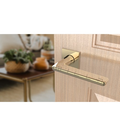 Tirador de puerta dorado pulido SETIA diseño decorativo