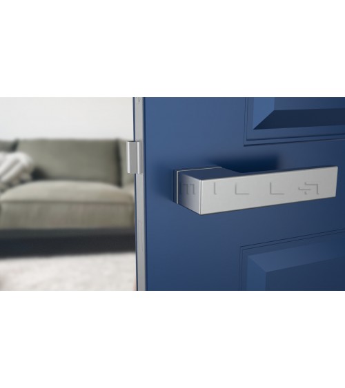 Tirador de puerta cromo satinado CARLINA tirador de diseño