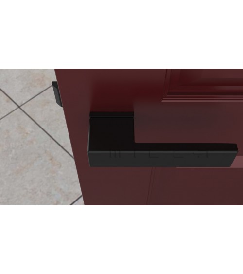 Manilla de puerta negra CARLINA manilla de diseño
