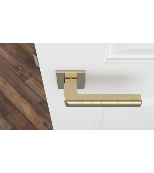 Tirador de puerta oro pulido SALICE herrajes de diseño