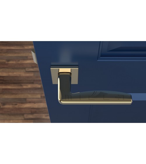 Tirador de puerta oro pulido ERBA diseño decorativo