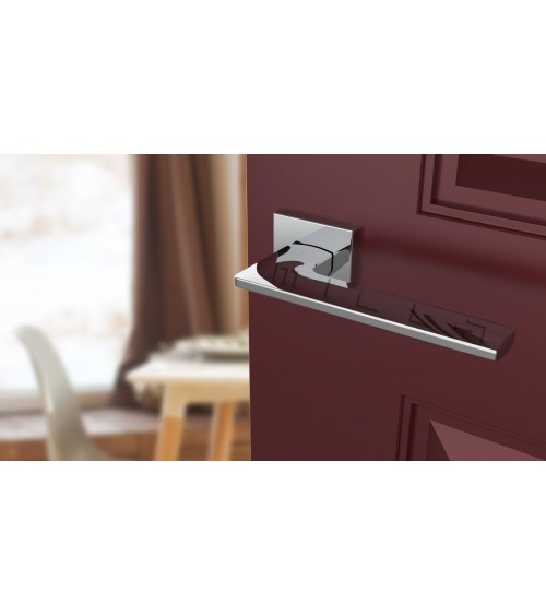 Manilla de puerta LUNARIA cromada pulida manilla de diseño