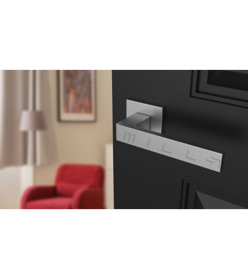 Tirador de puerta cromo satinado SULLA tirador de diseño