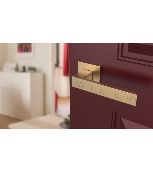 Palanca de puerta oro mate SULLA palanca de diseño