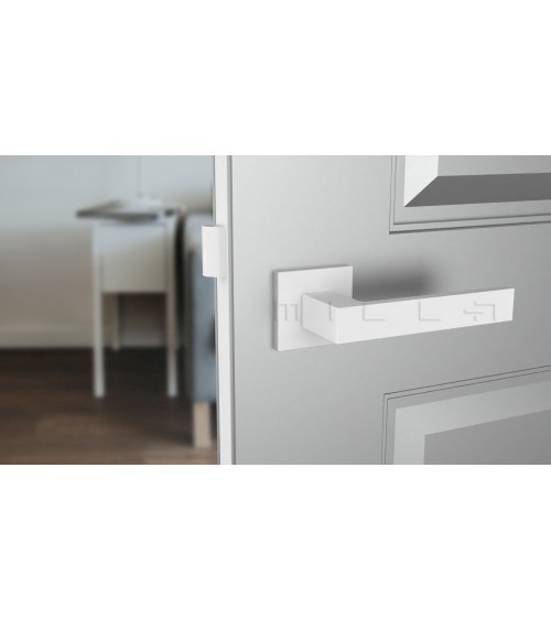Manilla de puerta blanca SULLA diseño decorativo