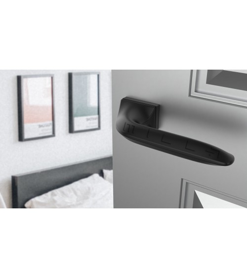 Tirador de puerta negro GLADIOLA tirador de diseño