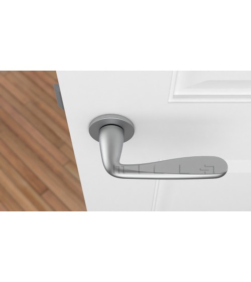 Manija de puerta HIACYNTA cromo satinado manija de diseño