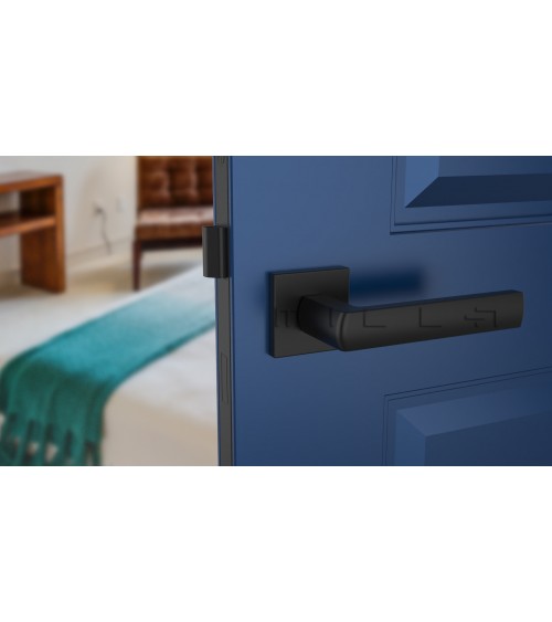 Tirador de puerta negra HOSTA herrajes de diseño